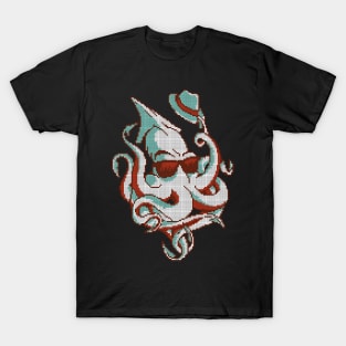 Pixel octopus - low-bit graphics - gift idea T-Shirt